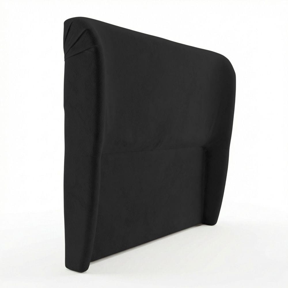 Cabeceira Para Cama Box Casal Padrão Liah 140cm Bouclê Preto - Abmaza