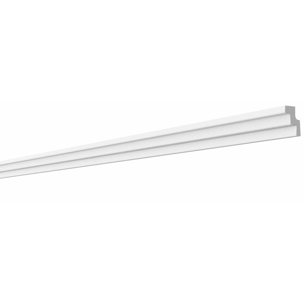 Moldura de Teto Rodateto de Poliestirenom9metro Linear - caixa com 2 m - Branco