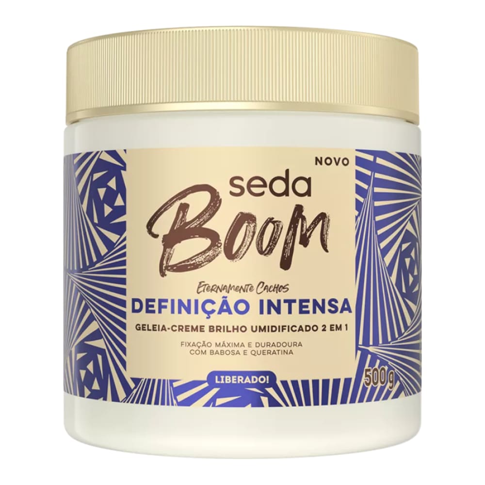 Geléia Creme Seda Boom Definição Intensa 2 em 1 500g