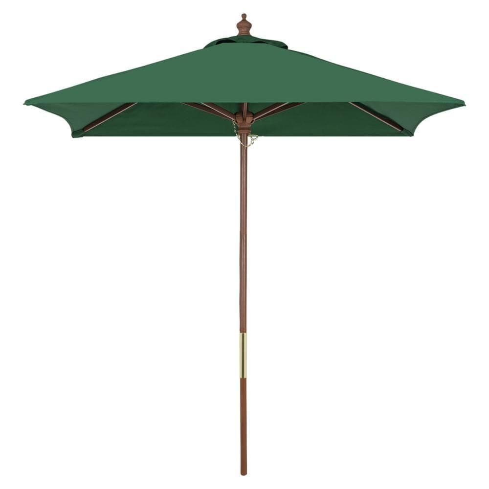 Ombrelone Tramontina Em Madeira E Poliéster Quadrado Verde 2m 14588081