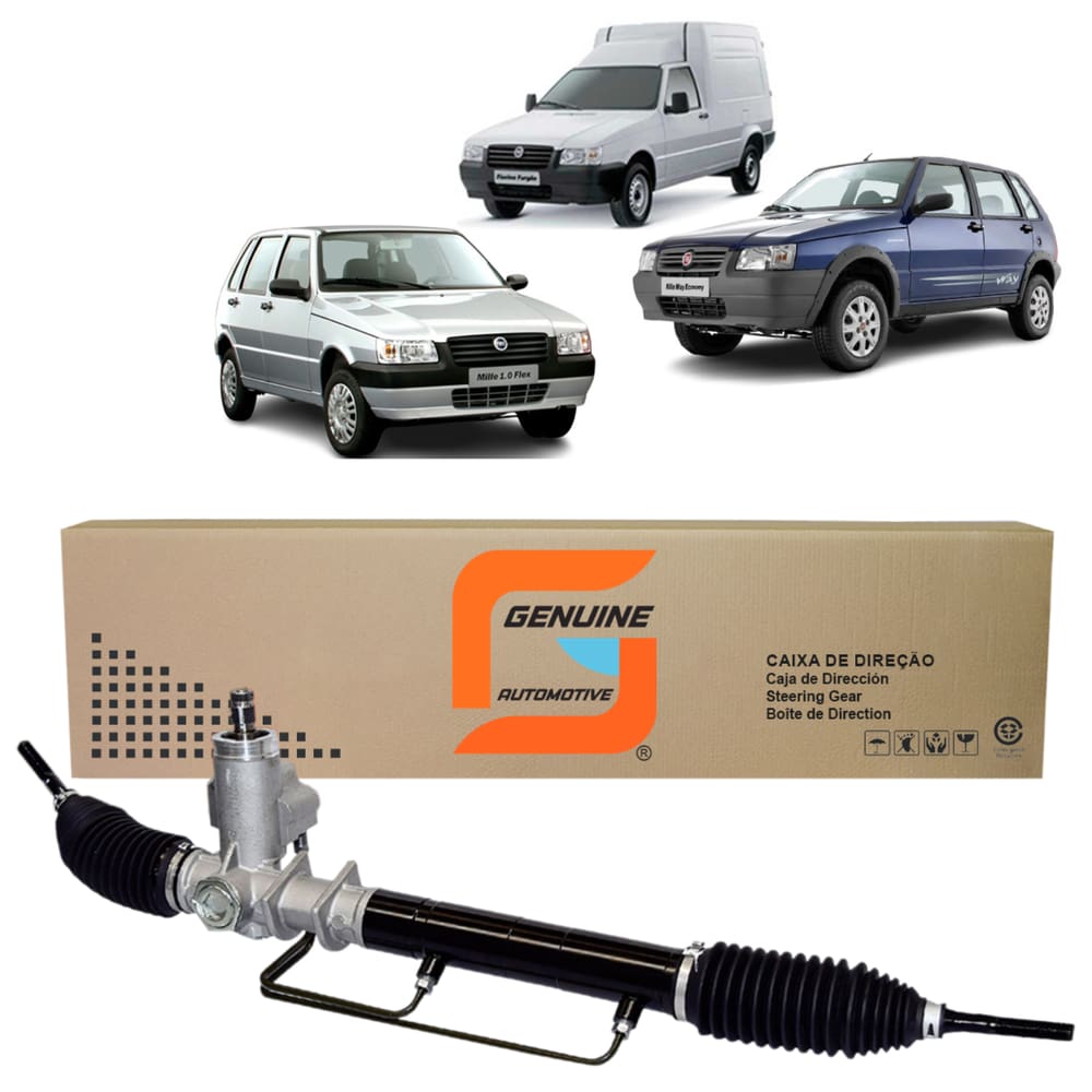 Caixa Setor De Direção Hidráulica Fiat Uno Fiorino Quadrado