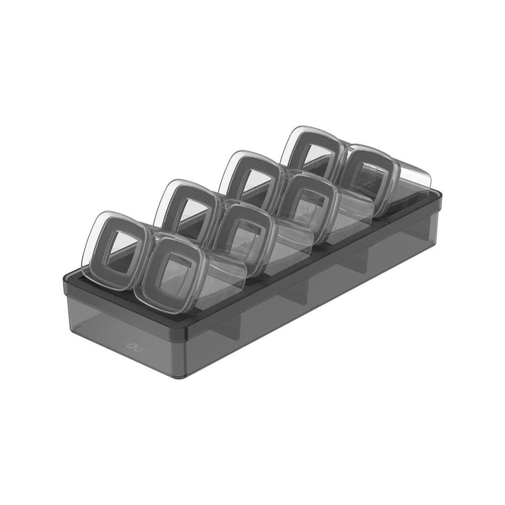 Organizador de temperos Ou 9 peças Linha Clear