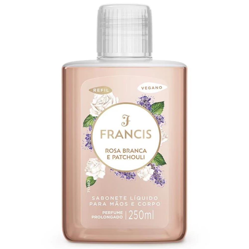 Sabonete Líquido Francis Rosa Branca e Patchouli Refil 250ml