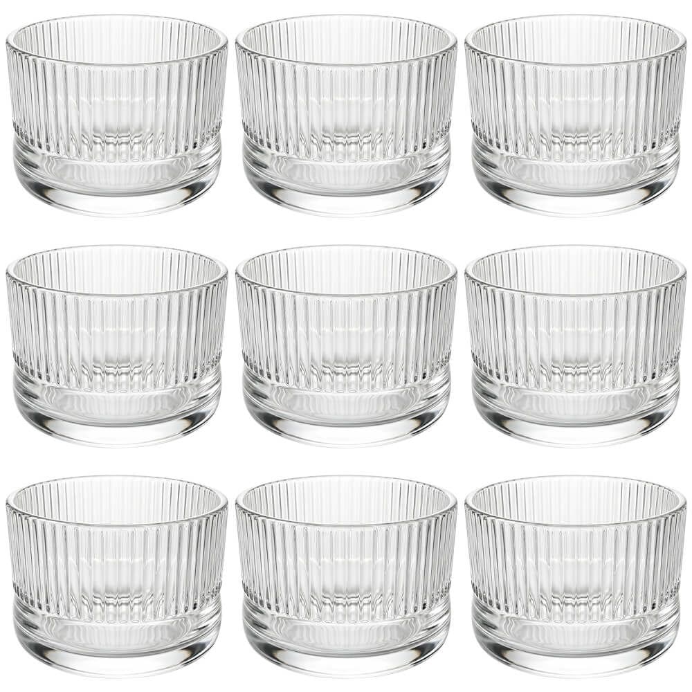 Conjunto de Tigelas de Sobremesa Regent de Vidro 200ml 9 Peças - Casambiente