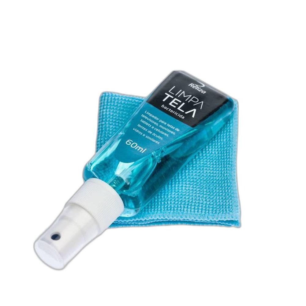 Limpa Tela Antibactérias + Flanela Microfibra