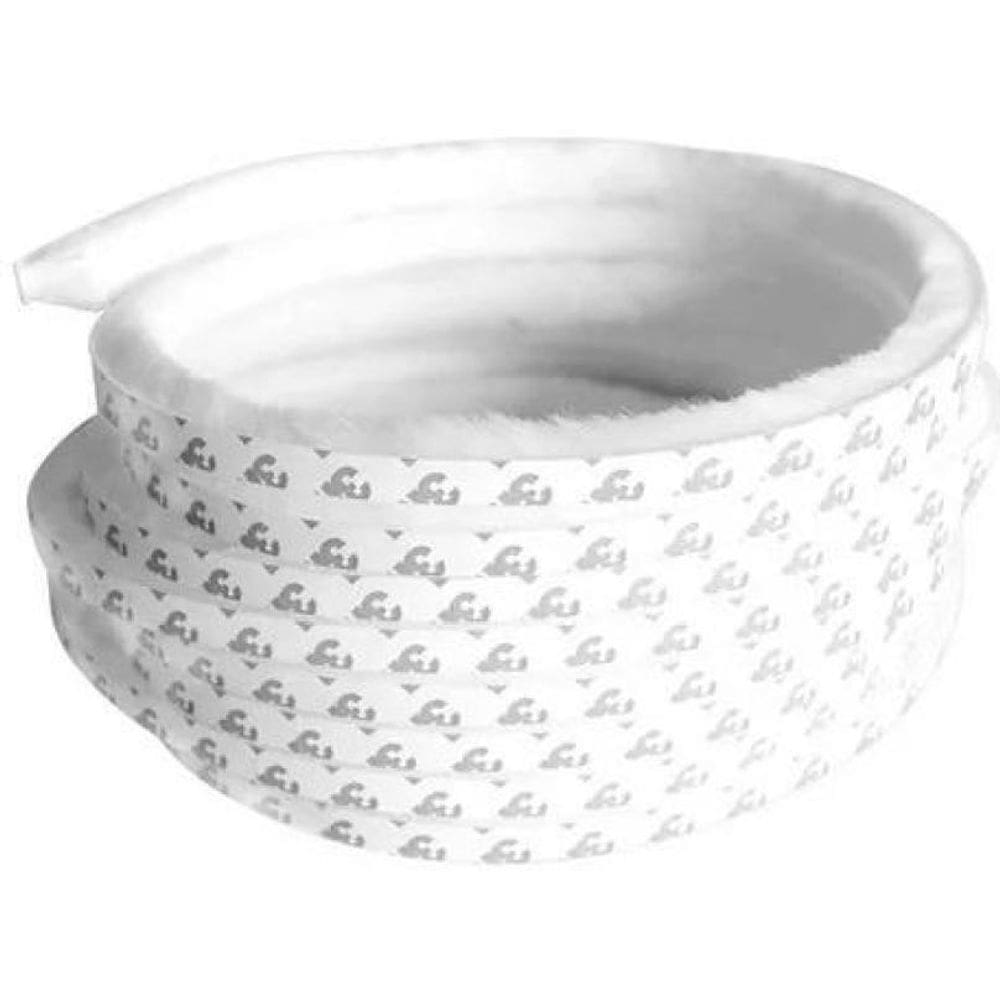 Fita Veda Fresta Escova Vedação Janela Porta 7X10 - Branco