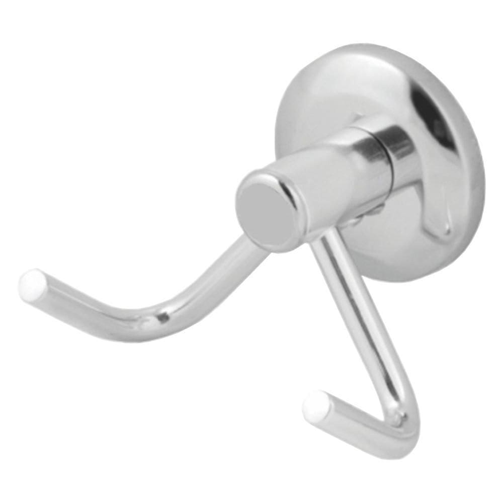 Gancho Cabide Duplo De Toalha Em Aço Inox E Alumínio