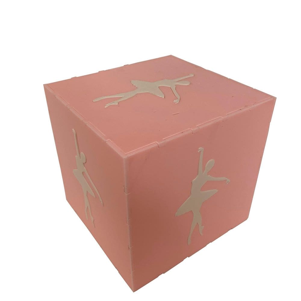 Abajur de Mesa Laser Cut 12x12x12cm - Branco - Bivolt