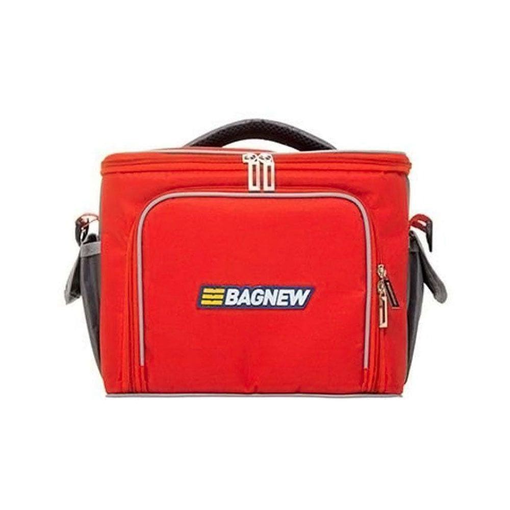 Bolsa Térmica 3 Potes - Vermelha Com Cinza Fit