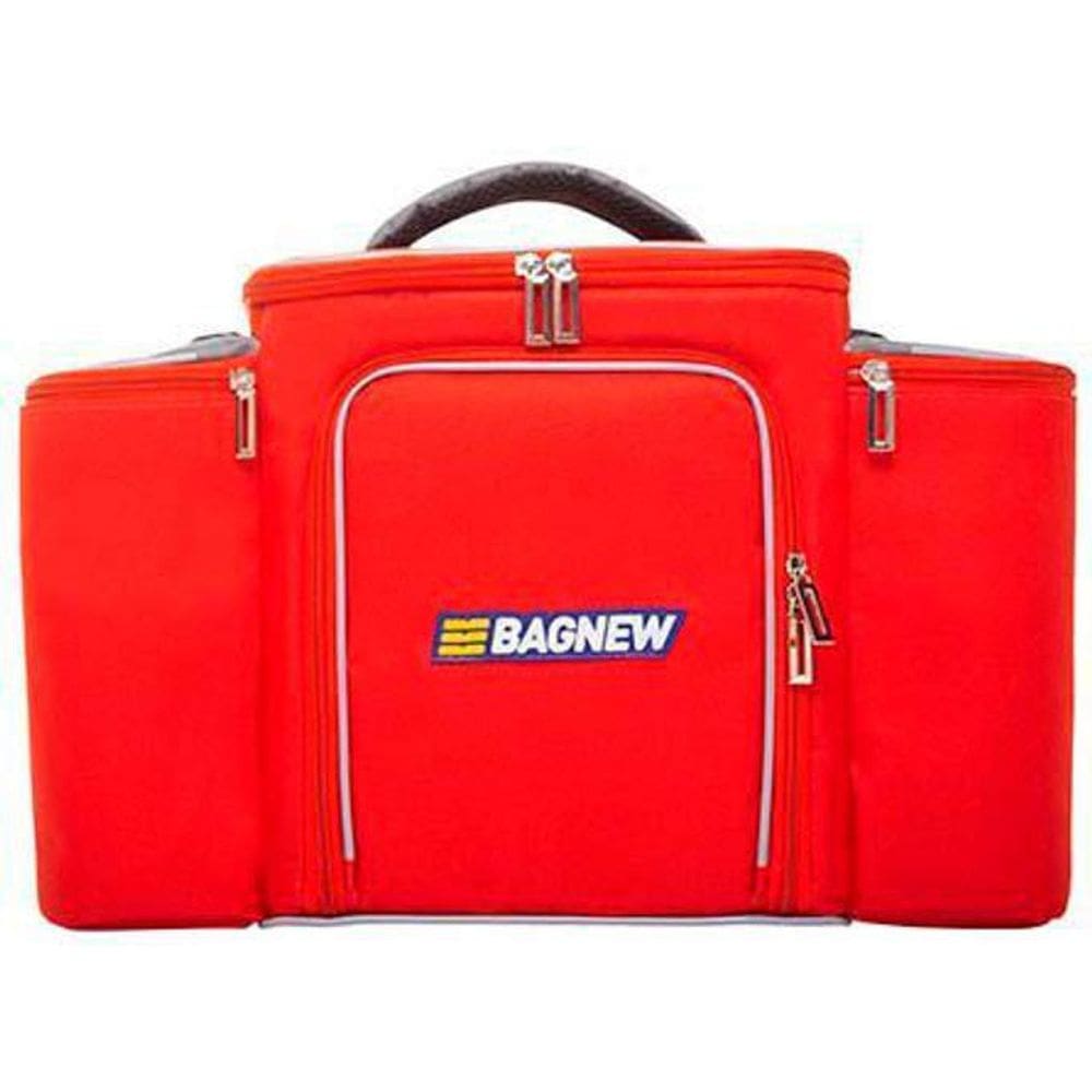 Bolsa Térmica 4 Potes - Vermelho Com Cinza