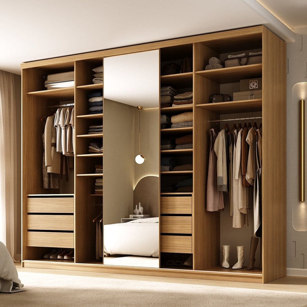 Closet Casal 100% Mdf Bp 277cm | Extra