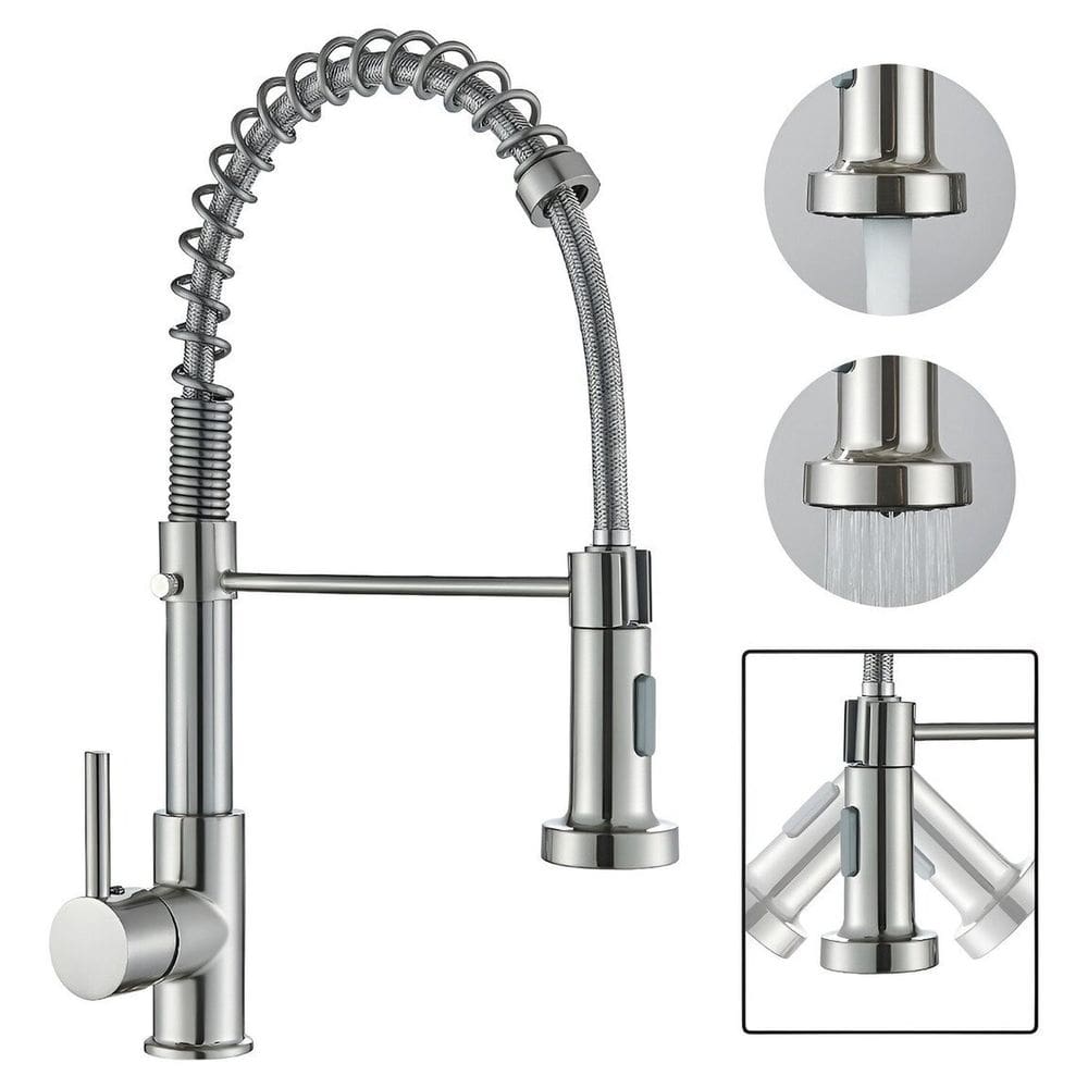 Torneira Cozinha Inox 304 Gourmet Bancada Premium Monocomando Cromada