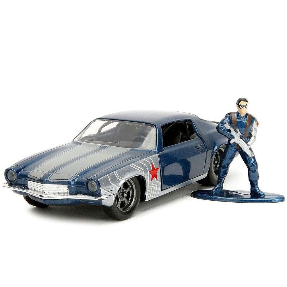 Carro Die-Cast Jada Camaro 1973 Marvel Winter Soldier