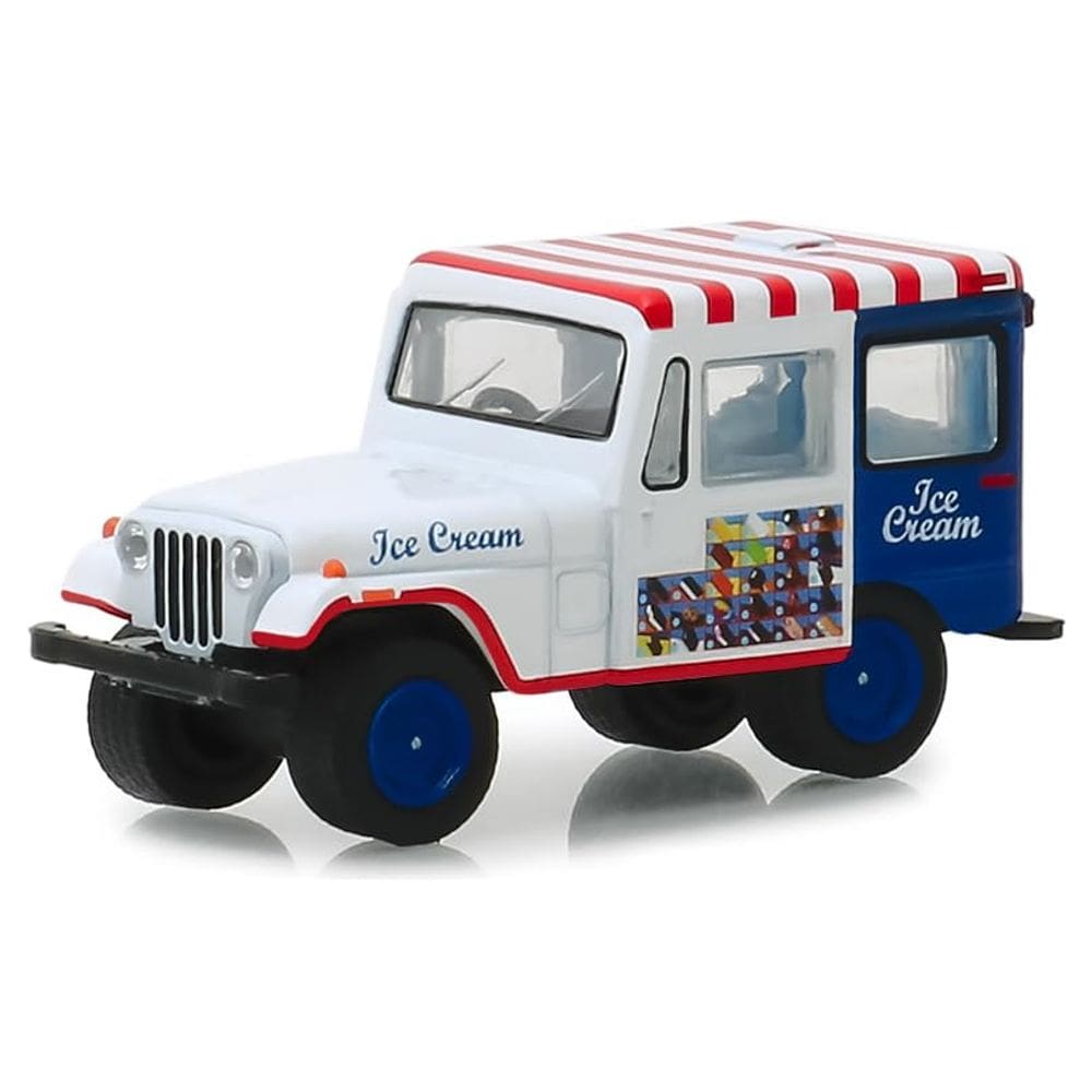 Caminhão de sorvete DJ-5 Diecast Model Car Collectibles 1975 1/64