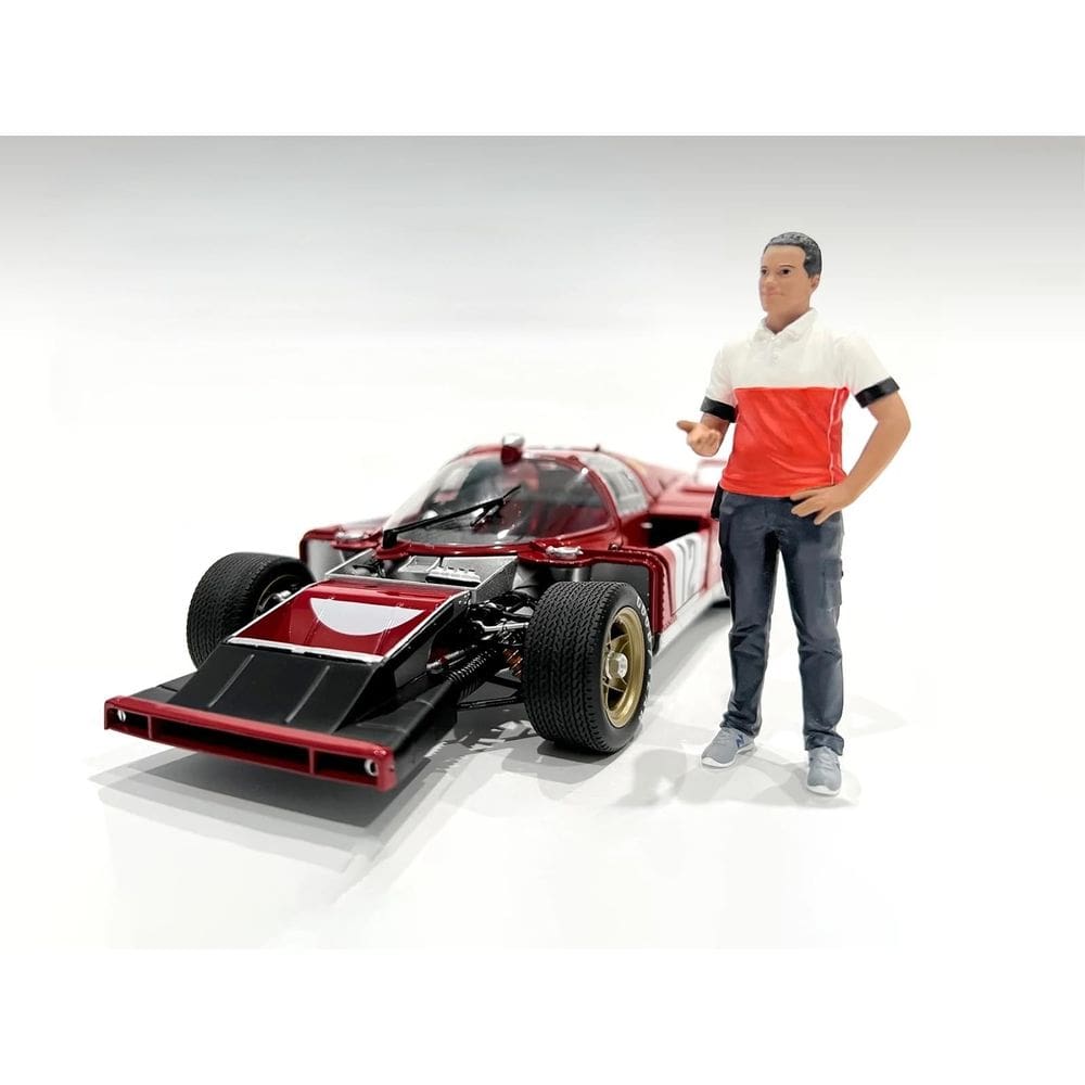 Figura American Diorama Race Crew #4, escala 1/24, AD-25004