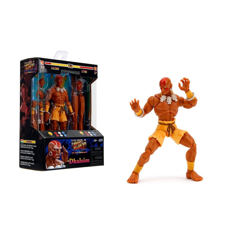 Boneco de ação Jada Toys Street Fighter 6 Dhalsim 15cm