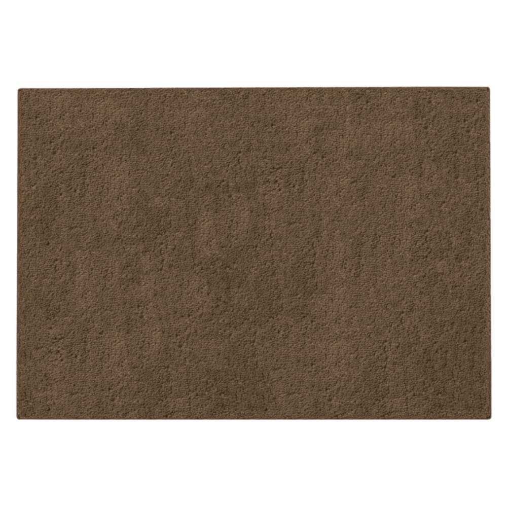 Tapete Vip Sala Quarto Retangular Liso 1,00 m X1,40m Cor Chocolate