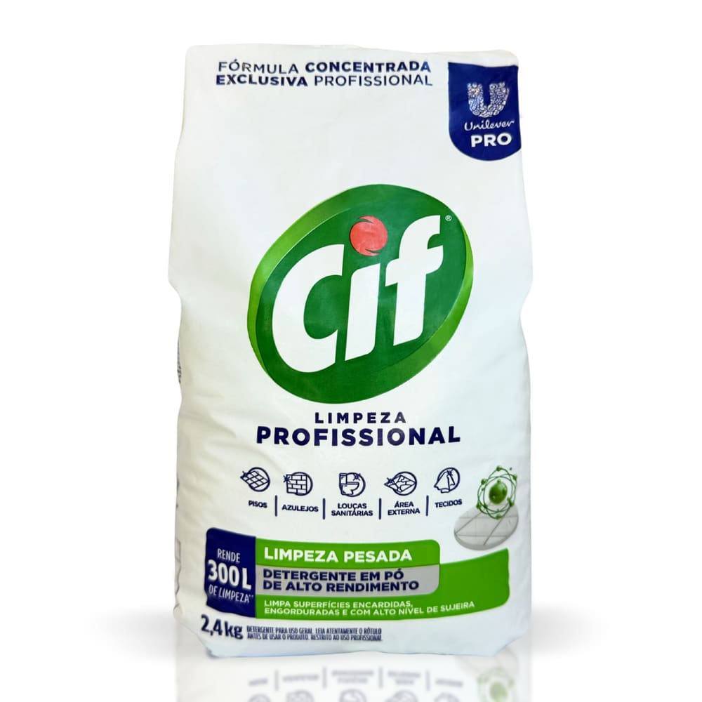 Limpador em Pó Cif Limpeza Profissional 2,4kg