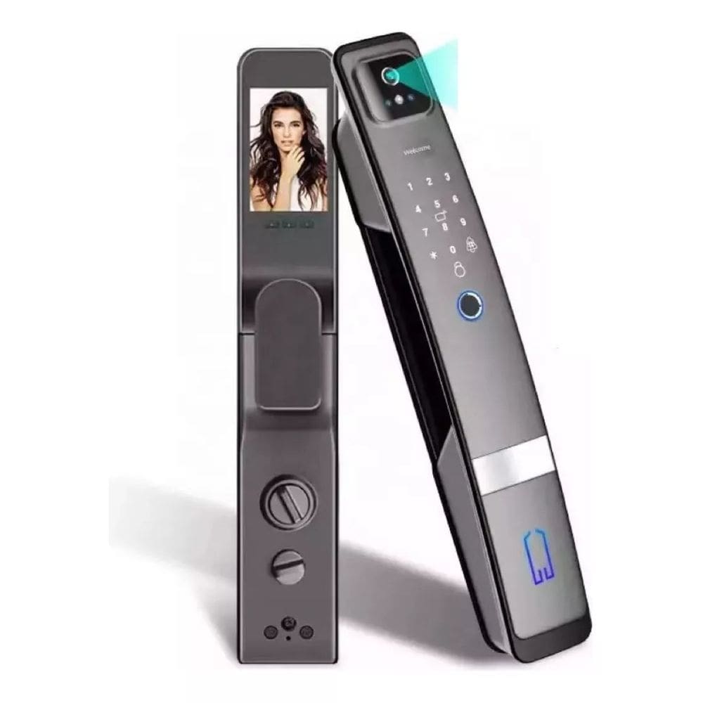 Fechadura Digital Eletrônica com Câmera e Campainha App Tuya