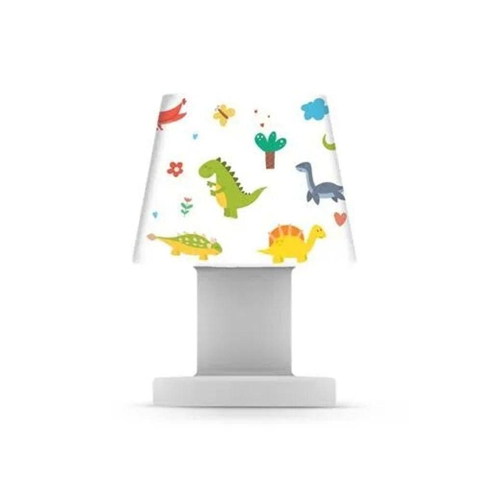 Luminária Abajur De Mesa Pequena Dino