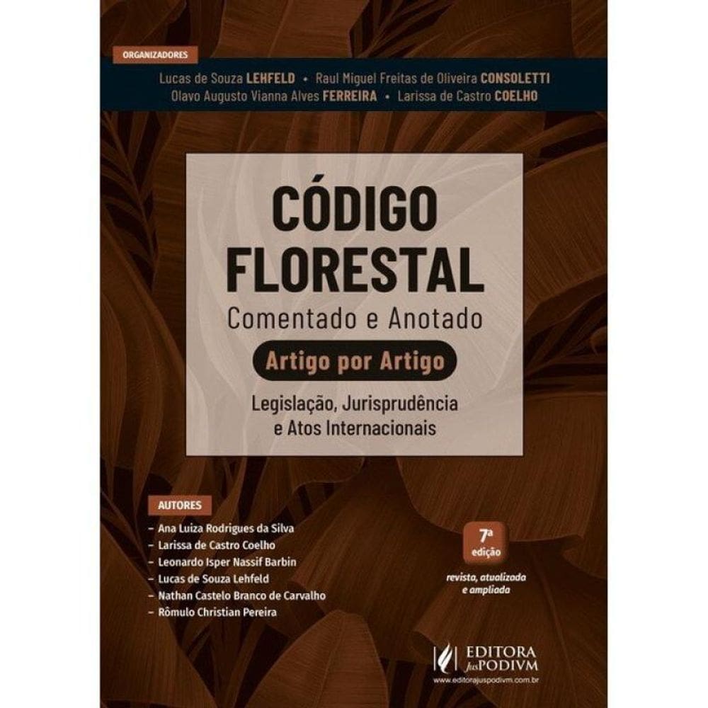 Código Florestal Comentado E Anotado - 2026