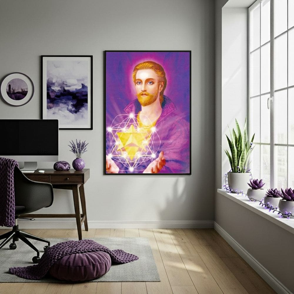 Quadro Decorativo Mestre Saint Germain  - 70x50cm