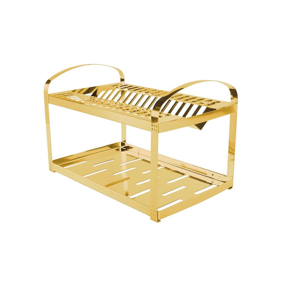 Escorredor de louças 16p inox - Brinox - Dourado Brilho