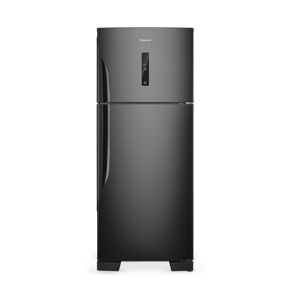 Geladeira Ideal+ Panasonic BT58 Frost Free Inverter 446L   Cor Black Inox Look - NR-BT58PV3B