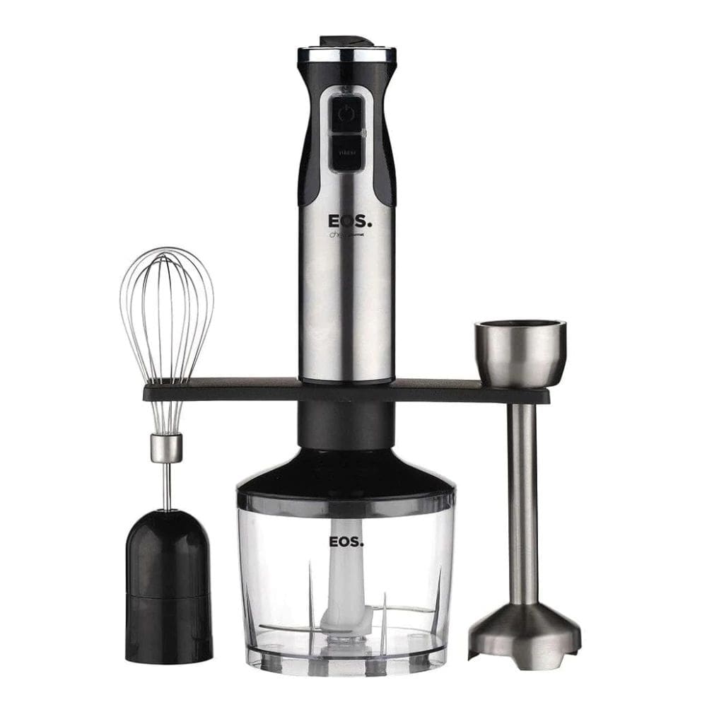 Mixer 3 em 1, 850W, 12 Velocidades, Inox Com Processador 250g, Batedor e Acessórios Removíveis EOS EMX03