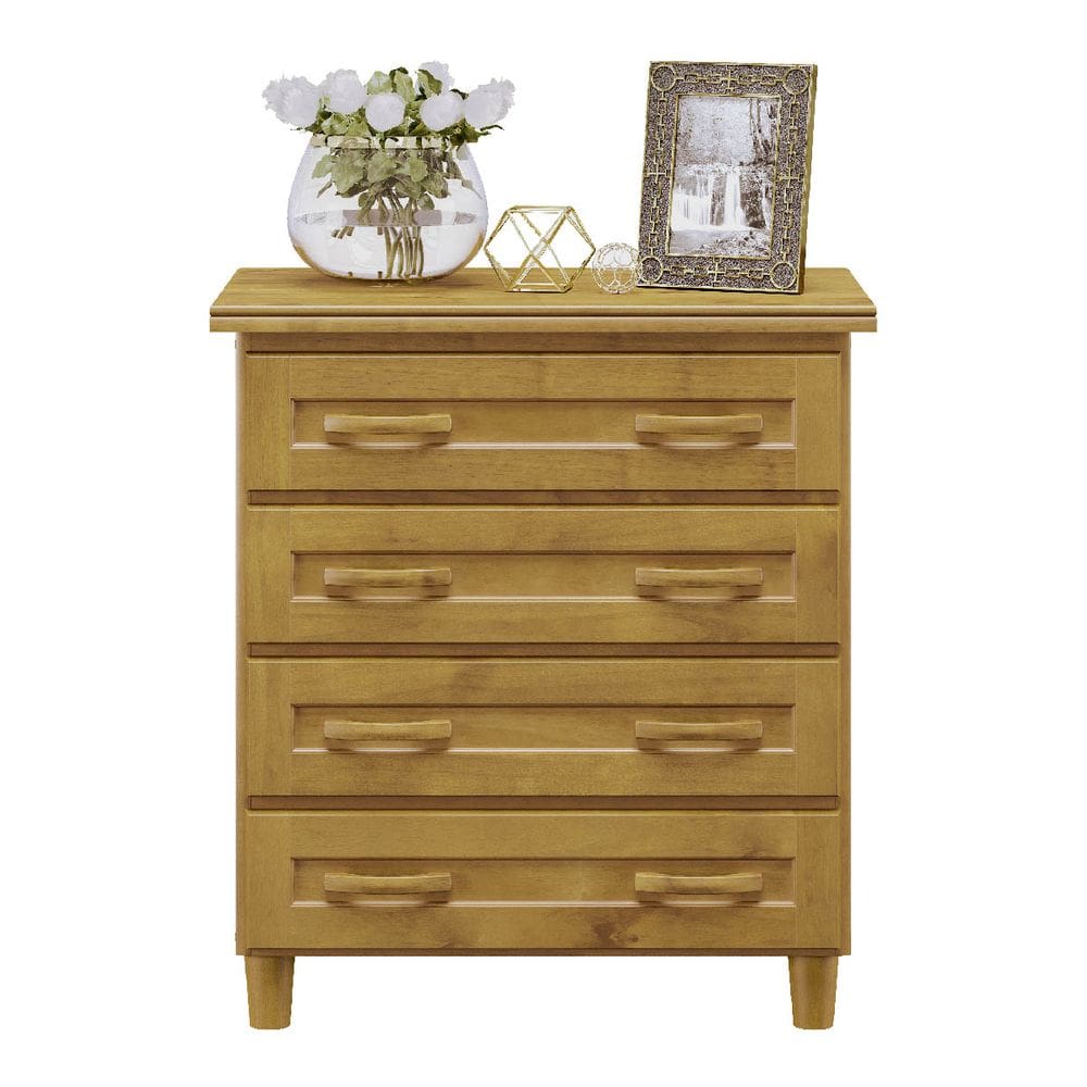 Cômoda 4 Gavetas Freijó Madeira Pinus - Cavazotto