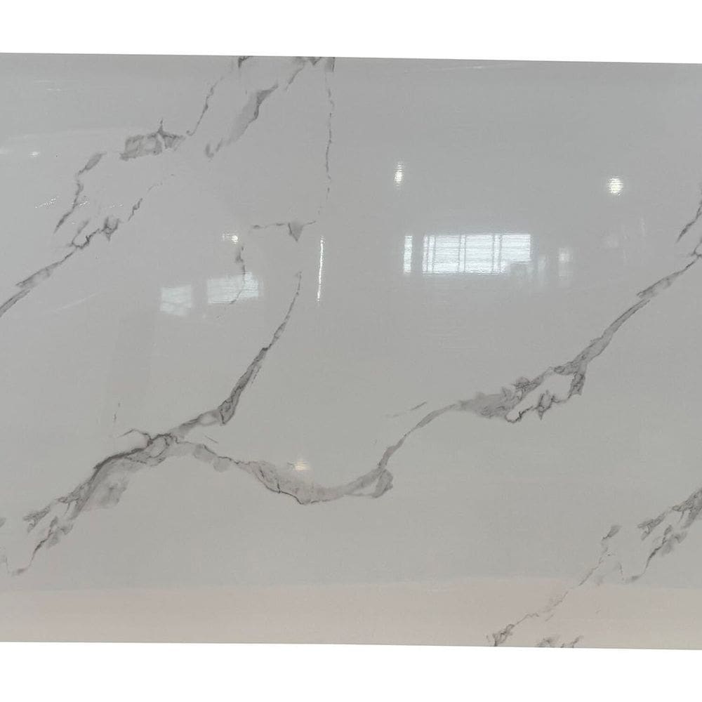 Revestimento Decorativo 3d Premium Placa Marmorizada Calacatta 244cm X 122cm 2,97m² de Cobertura Calacatta Matarazzo