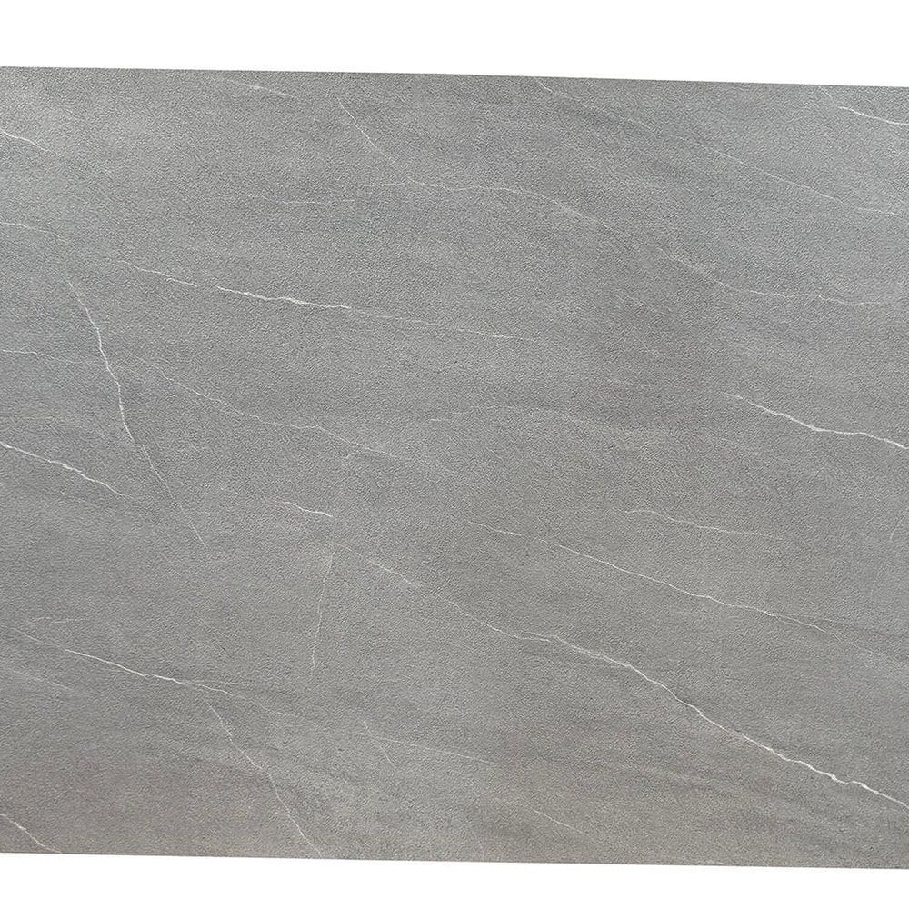 Revestimento Decorativo 3d Premium Placa Marmorizada 244cm X 122cm 2,97m² de Cobertura Gray Sky