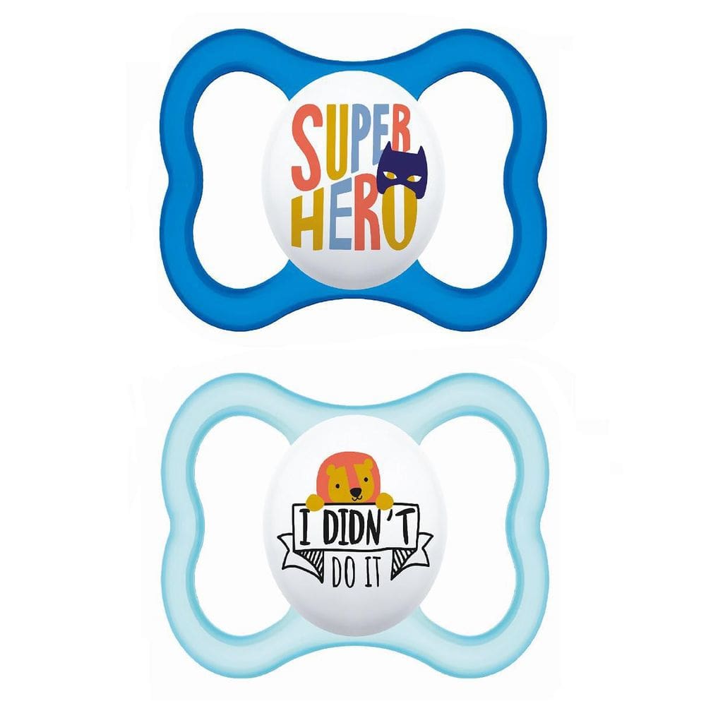 Chupeta Mam Air 6+ Meses Azul Menino 2835 Dupla