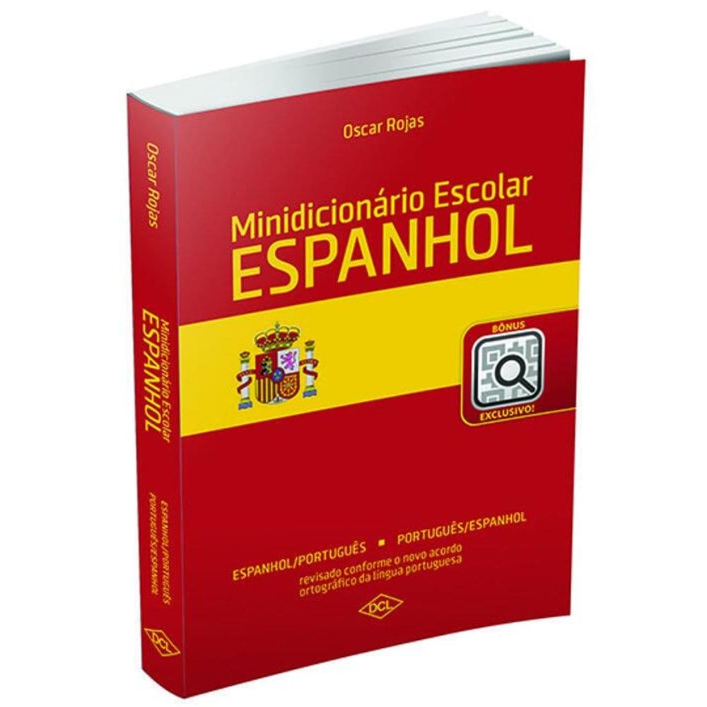 Livro Minidicionário Escolar Espanhol