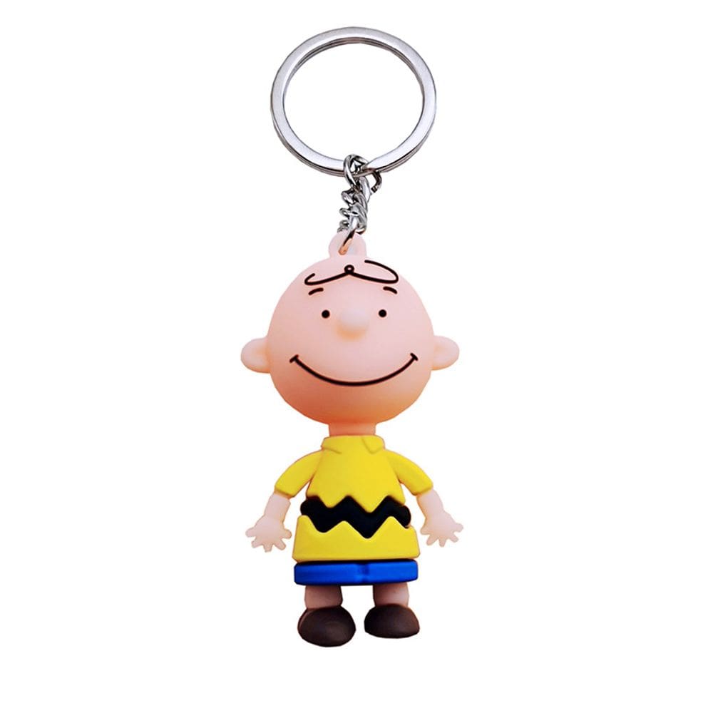 Chaveiro Chaveiro Charlie Brown Desenho Animado em PVC para crianças