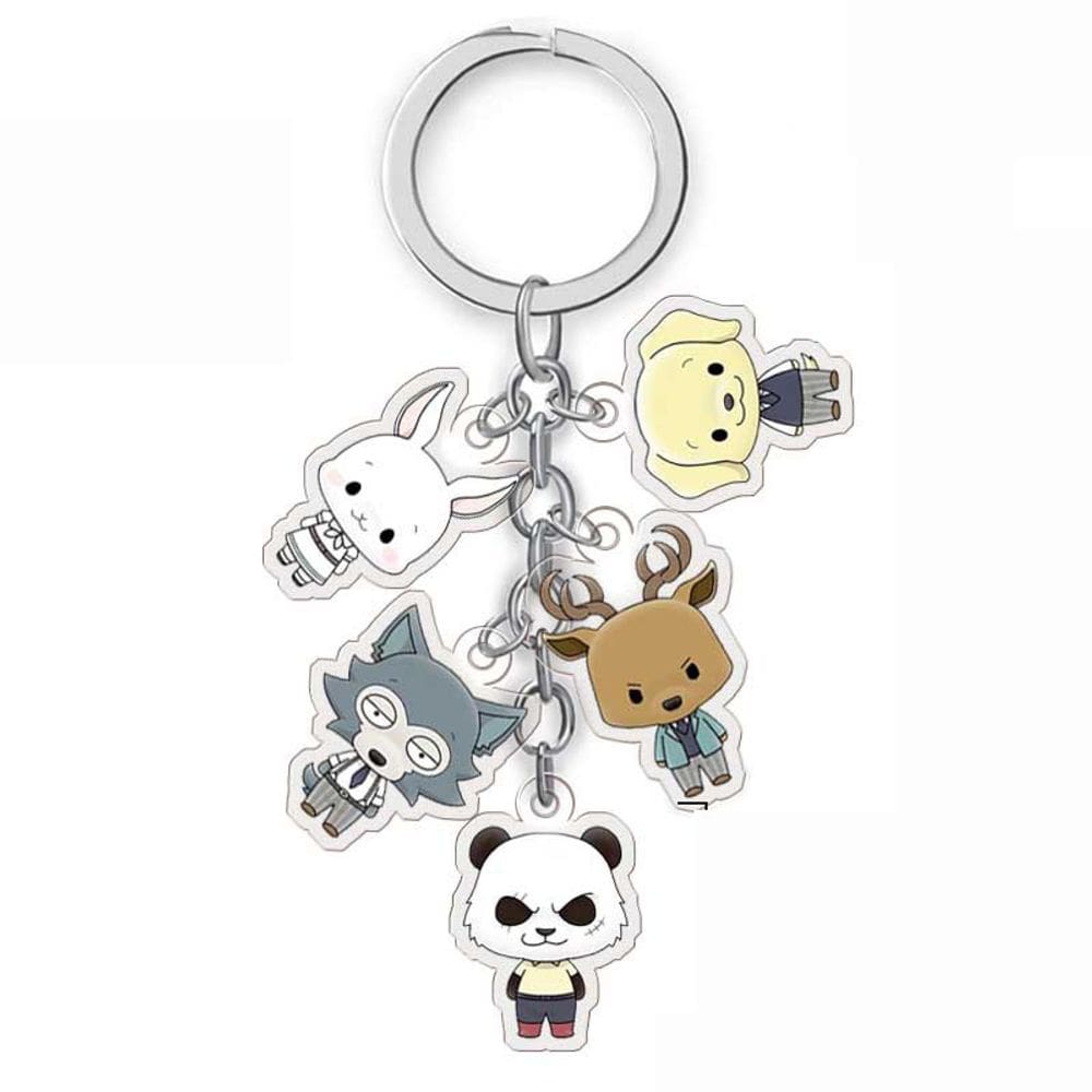 Chaveiro acrílico Beastars Legoshi, Haru & Characters