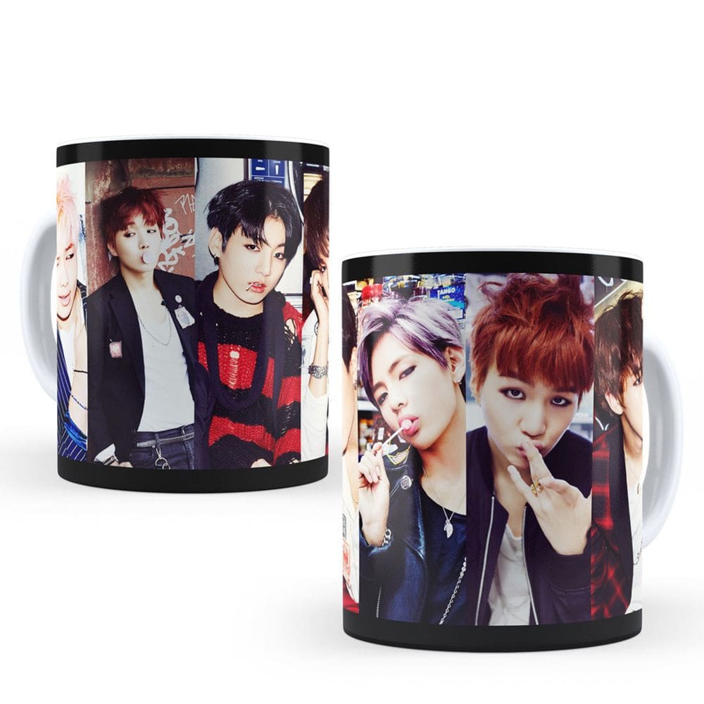 Caneca Personalizada Banda K-Pop Bts 007 325Ml
