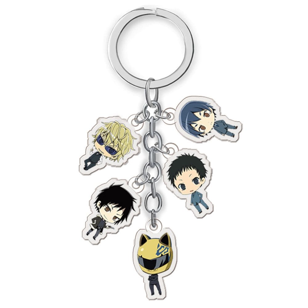 Conjunto de chaveiros Durarara!! Chaveiro de anime acrílico de dupla face