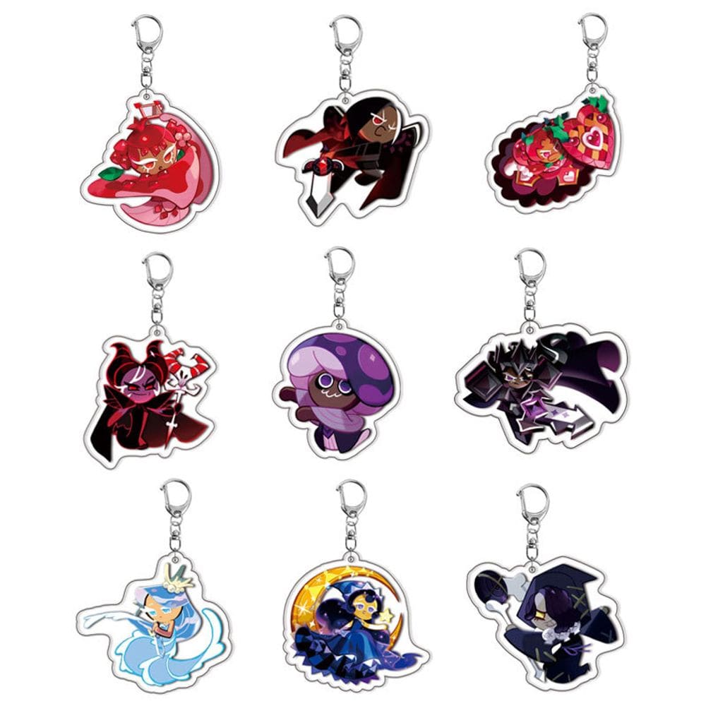 Chaveiro de acrílico Chibi Cookie Run Kingdom