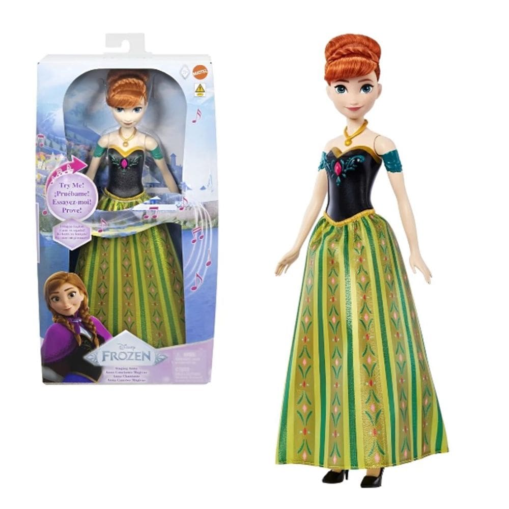 Boneca Anna Frozen Canções Mágicas - Mattel