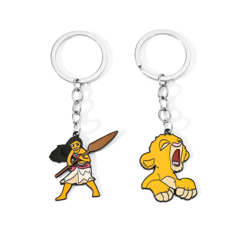 Chaveiro Chaveiro Cute Lion Cub Simba Alloy para crianças