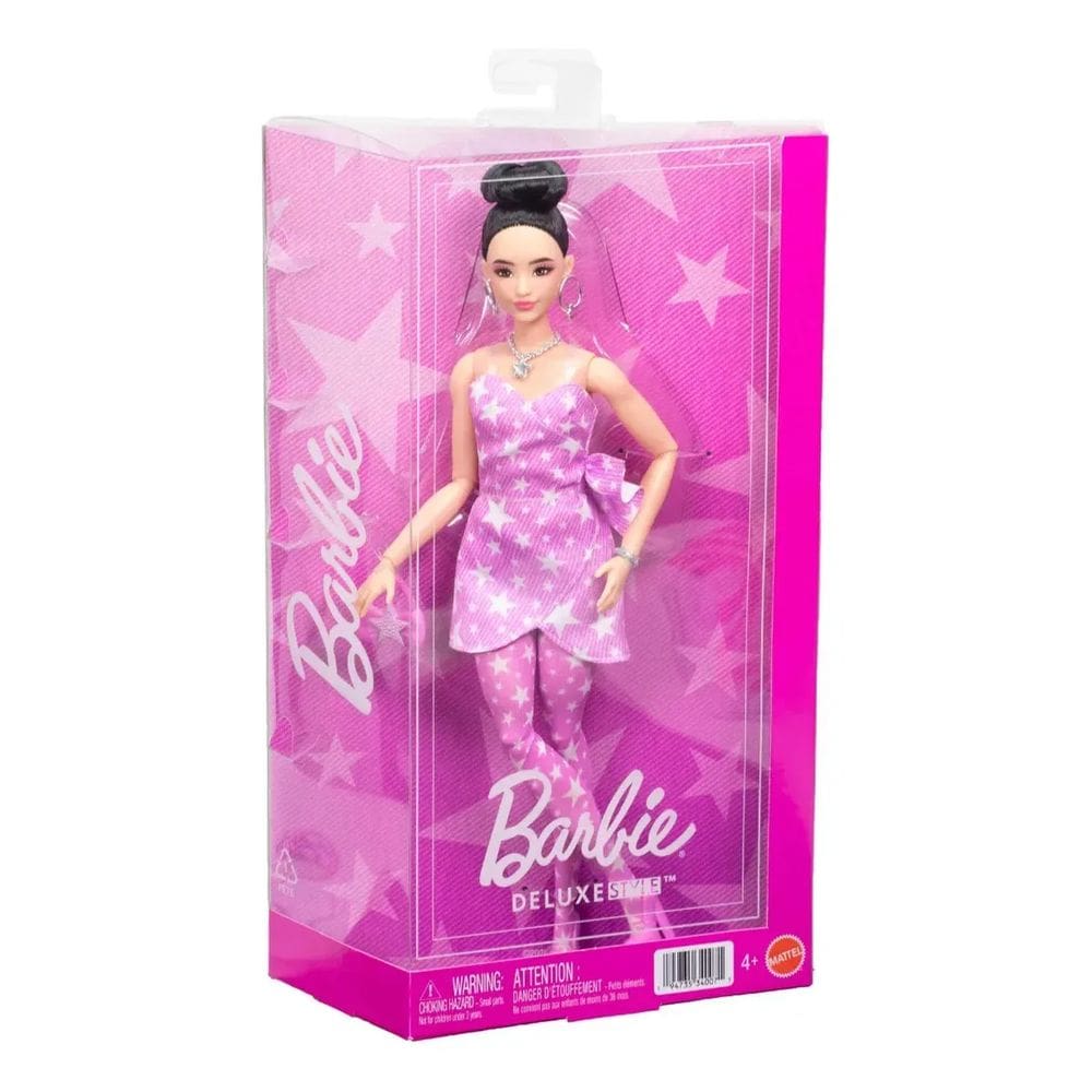 Boneca - Barbie Fashionista - Deluxe Style -  Calca Boca de Sino MATTEL
