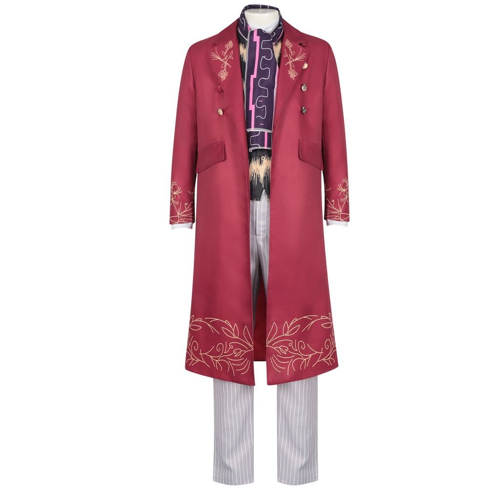 Roupa de cosplay de Willys Wonkas da Charlies And Chocolates Factory