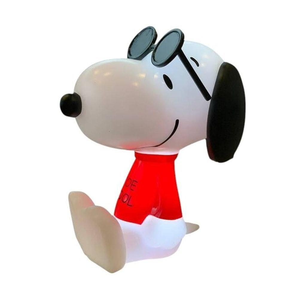 Luminária 3d Snoopy Joe Cool Luz Difusa Decoração Criativa
