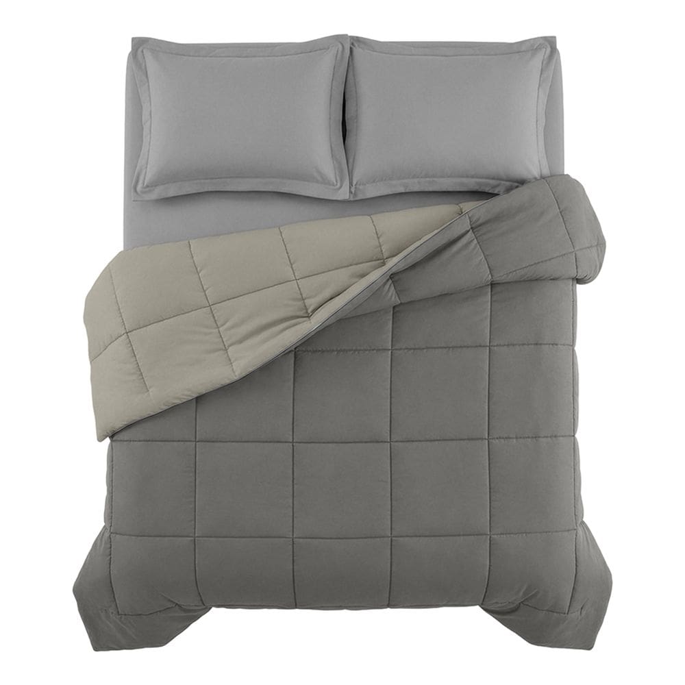 Edredom Casal Dupla Face Extra Soft Micro Percal Bf Colchões