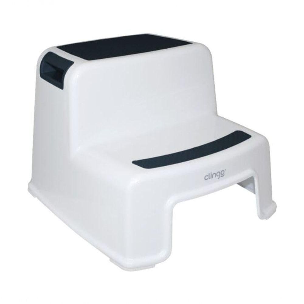 Escadinha Infantil 2 Degraus - Suporte Versátil Para Banheiro - Azul