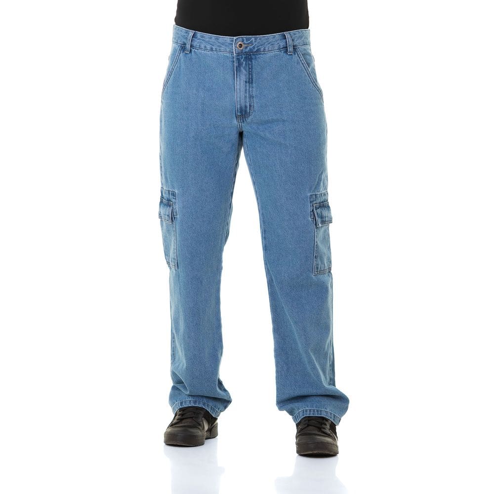Calça Jeans Masculina Arauto Cargo Reta