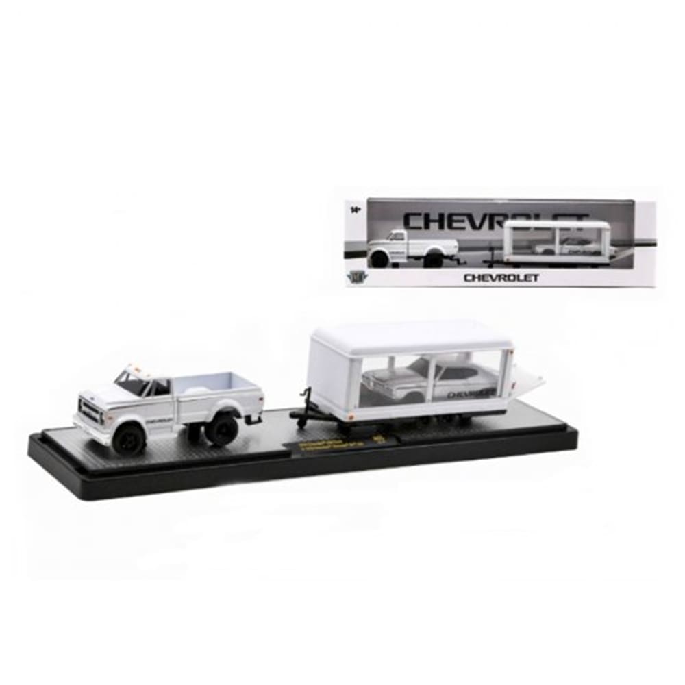 Miniatura 1970 Chevy C60 + Chevelle SS 1:64 M2 Machines