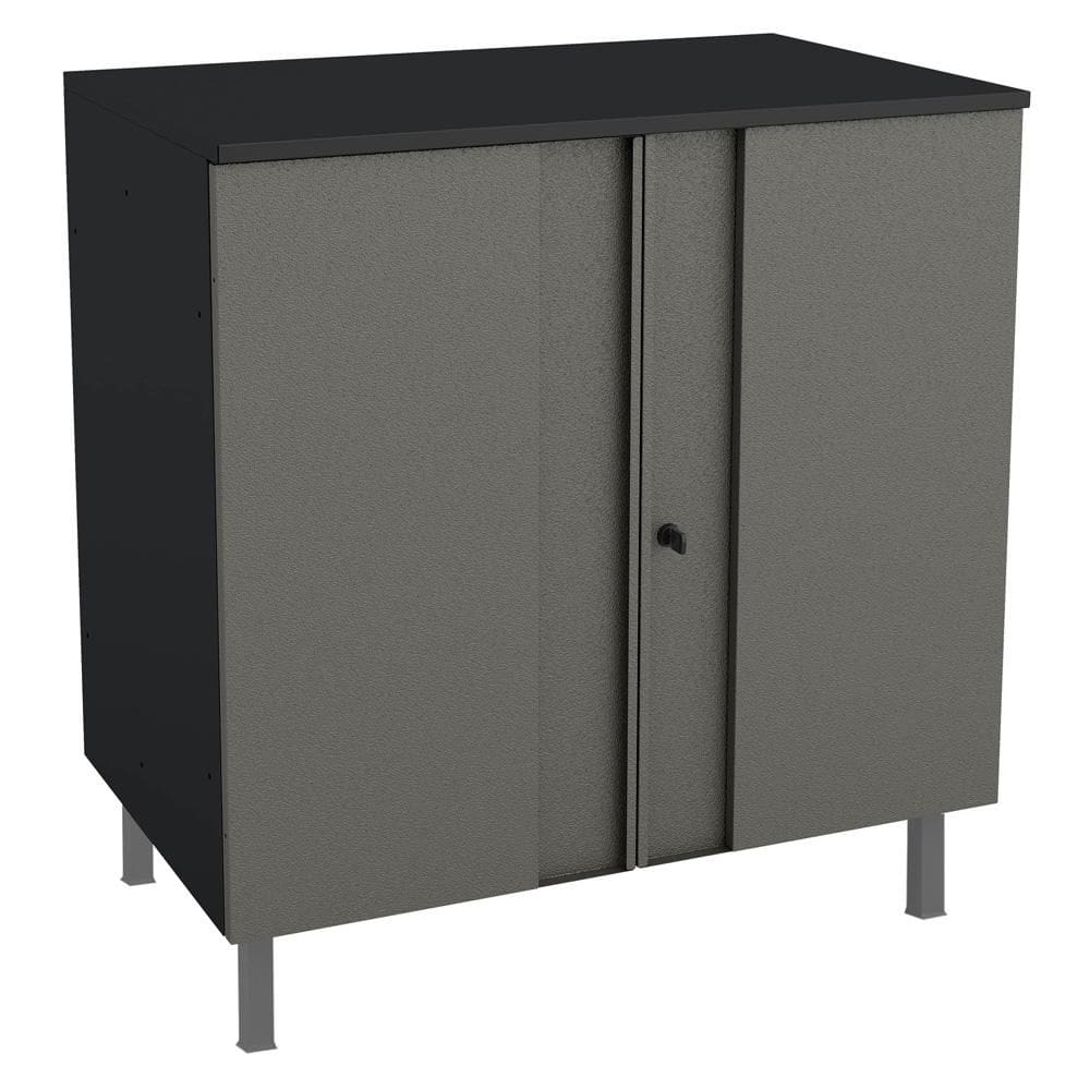 Balcão Multiuso Aço Telasul Multibox Cinza/Preto