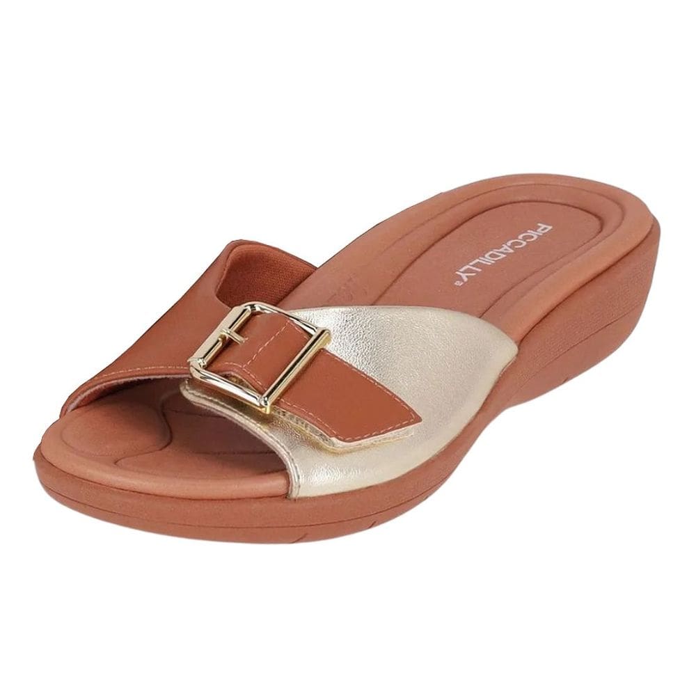 Tamanco Feminino Anabela Baixo Conforto Elegante Piccadilly